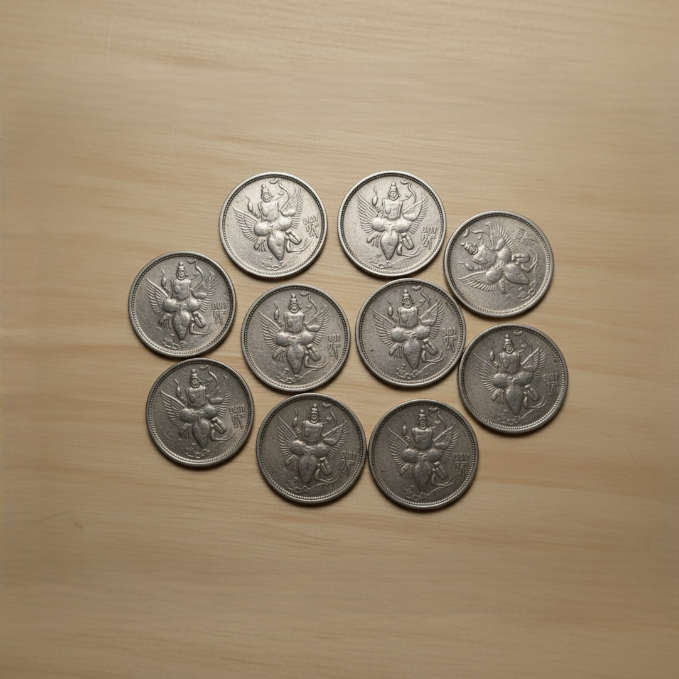 Lead Shani Coin 11 Pieces