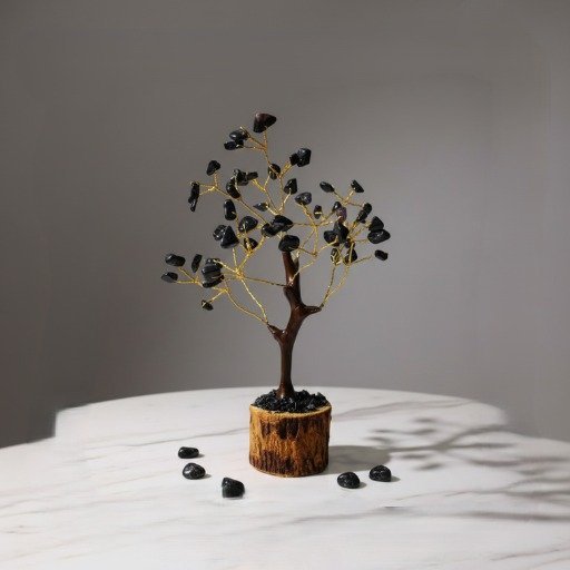 Black Tourmaline Crystal Tree