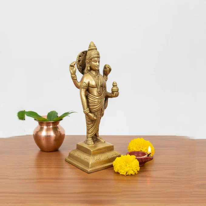 Brass Dhanwantri