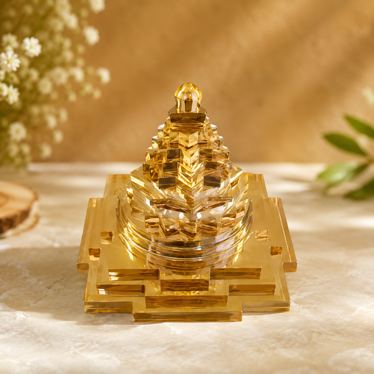 Brass Shree Yantra (3 inch)